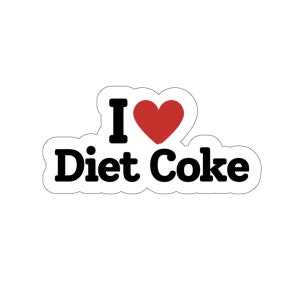 I Heart Diet Coke Sticker