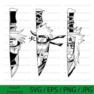 ArtStation - 110 Naruto SVG Bundle, Naruto Vector SVG files, Naruto Uzumaki  Anime Illustrations, Sasuke Sakura SVG, TV Show Illustrations