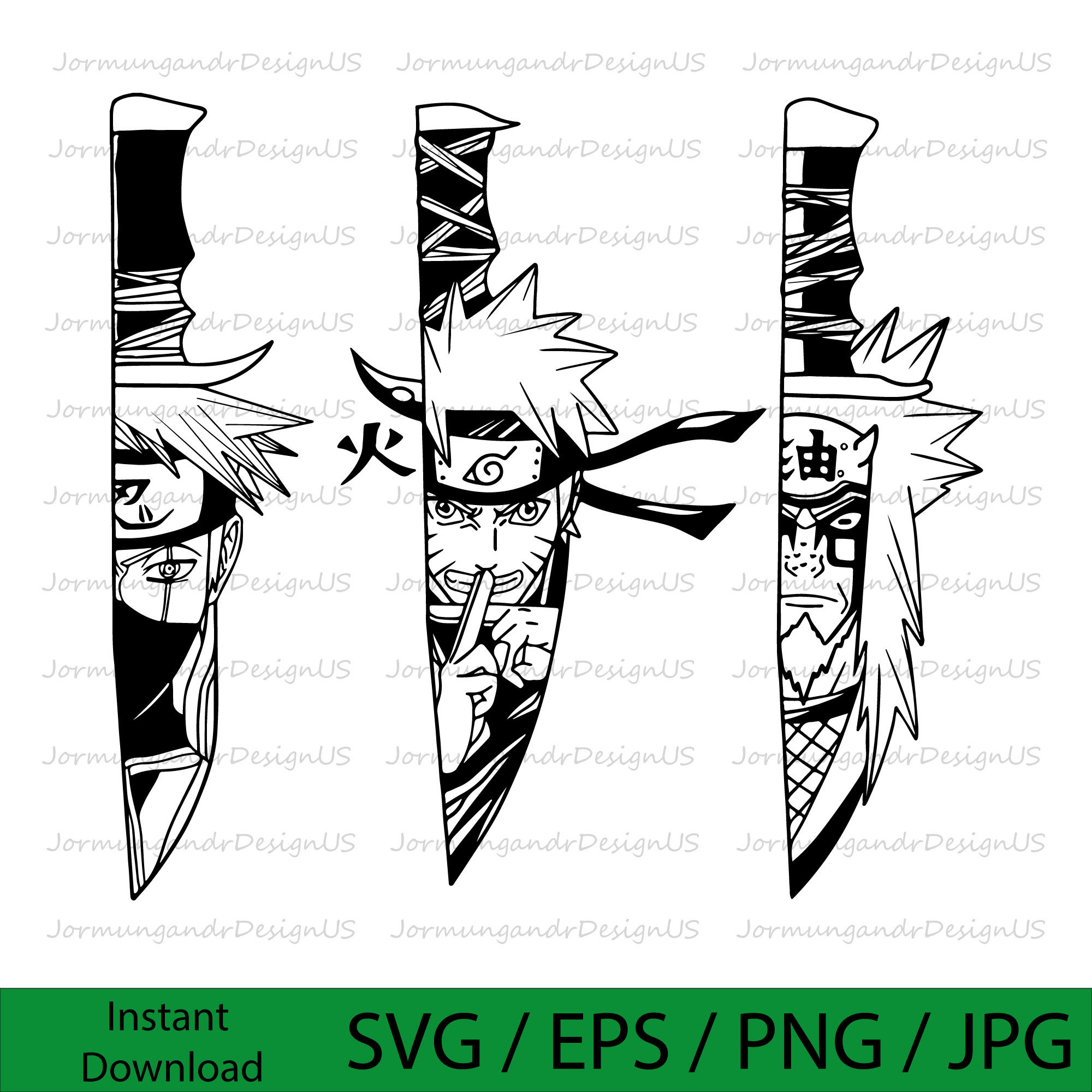 Gaara svg and png files for cricut machine , anime svg , man - Inspire  Uplift