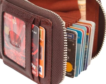 credit card holder zipper  wallet for men and women