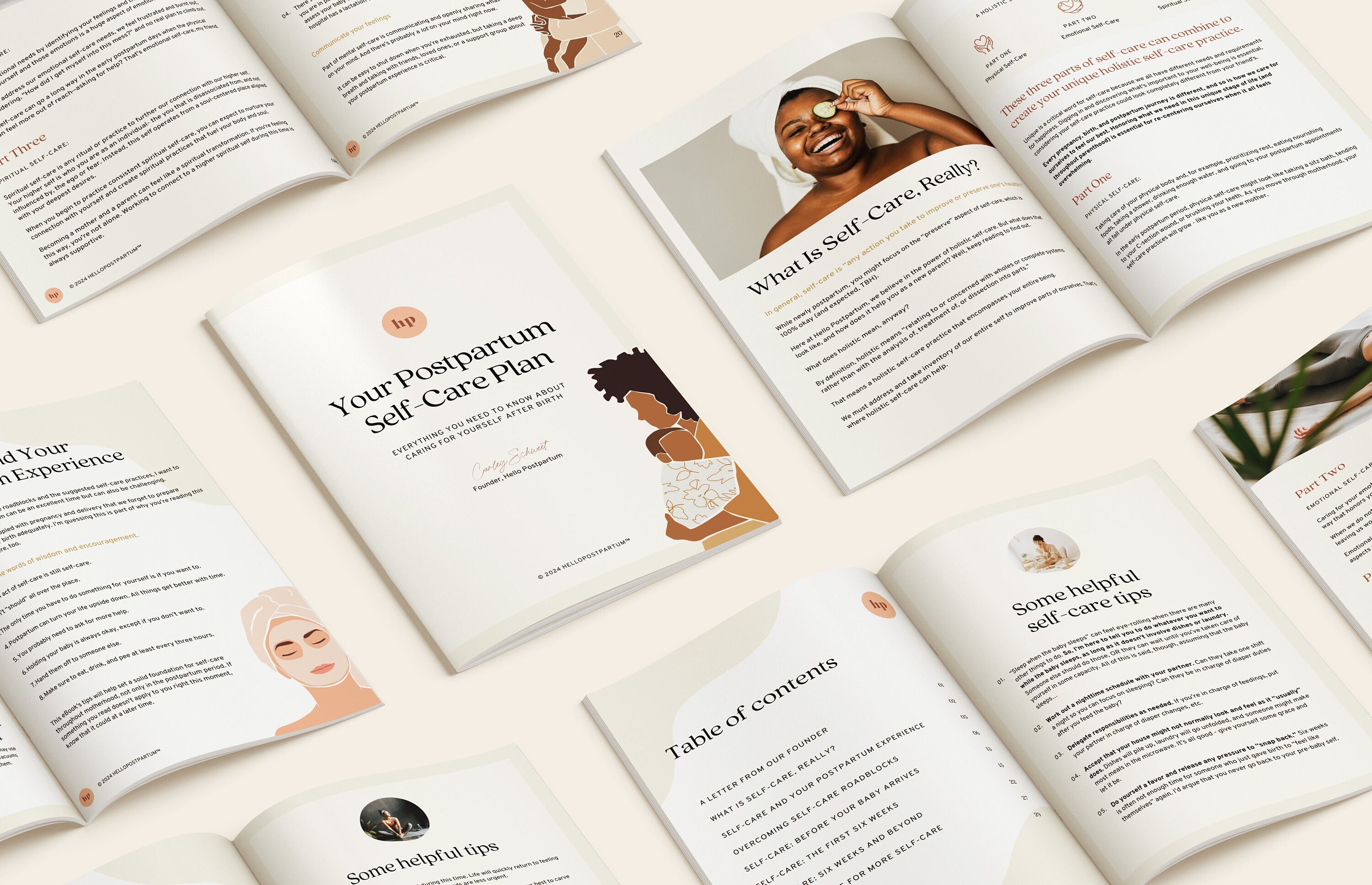 Postpartum Self-care Plan Guide Ebook for New Moms PDF Download - Etsy