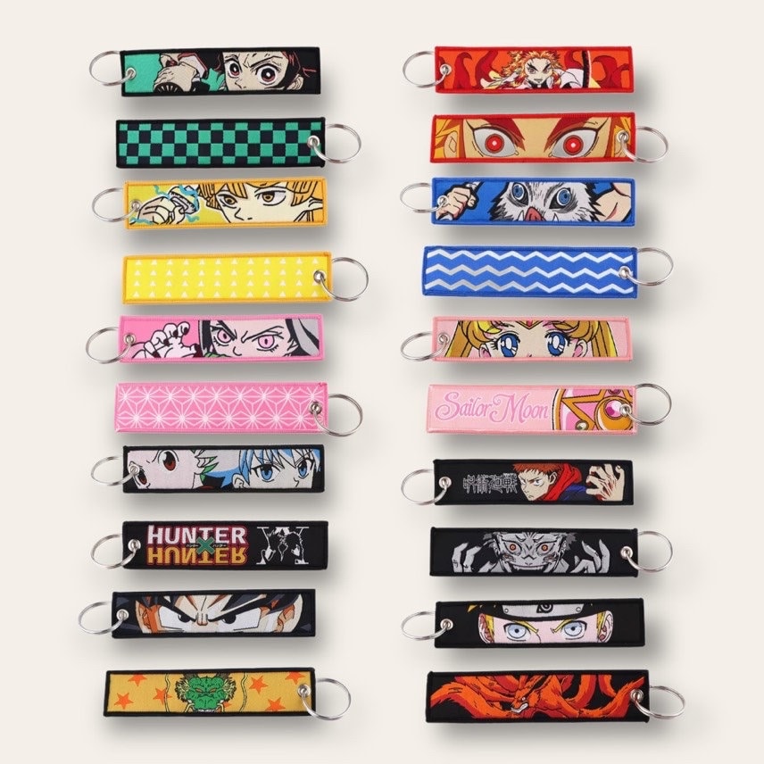 Anime key tags clearance