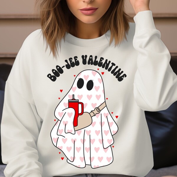 Boo Jee Valentine Png, Happy Valentine's Day Png, Stanley Tumbler Png, Boojee Belt Bag, Ghost Png, Heart Png, Retro Valentine's Png