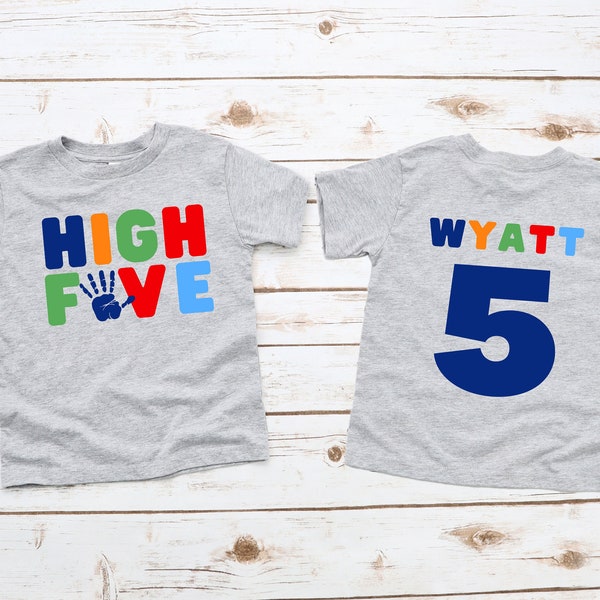 High Five Shirt Etsy