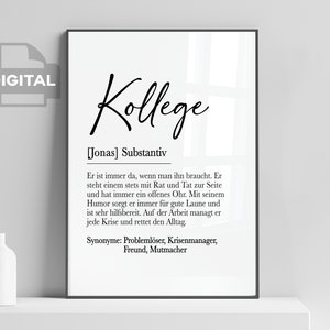 zuhause ausdrucken, Geschenk Kollege, Geschenk Kollegin, Bürogeschenke, Geschenk Chef, Kollege Weihnachtsgeschenk, Abschiedsgeschenk