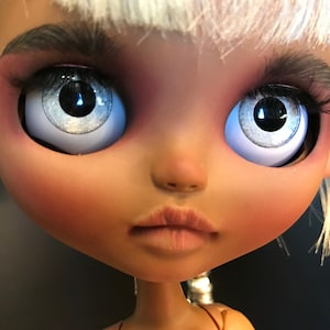 Neo Blythe TBL, Alice Wonderland Doll, Big Head, Big- Eyed Doll, Art Custom Collector, OOAK Big Ears Doll, African American,Black Doll, Ears