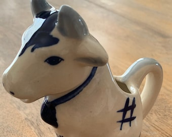 Delft Style Cow Creamer