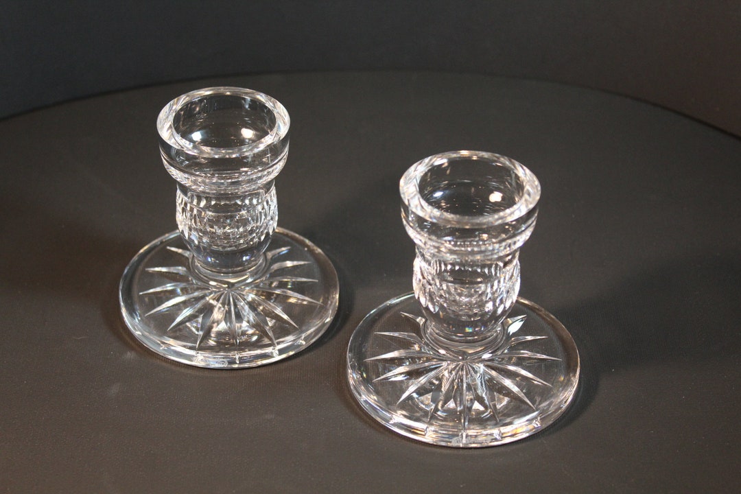 Waterford Crystal Candlestick Holders Etsy