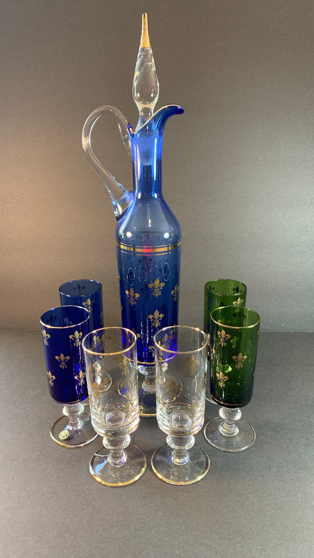 Vintage Decanter Set Etsy