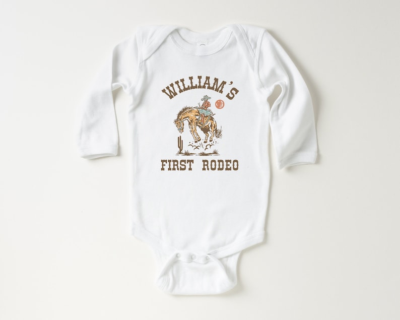 White Long Sleeve Onesie