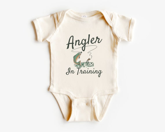 Angler in Training Infant Rib Bodysuit Pregnancy, Baby