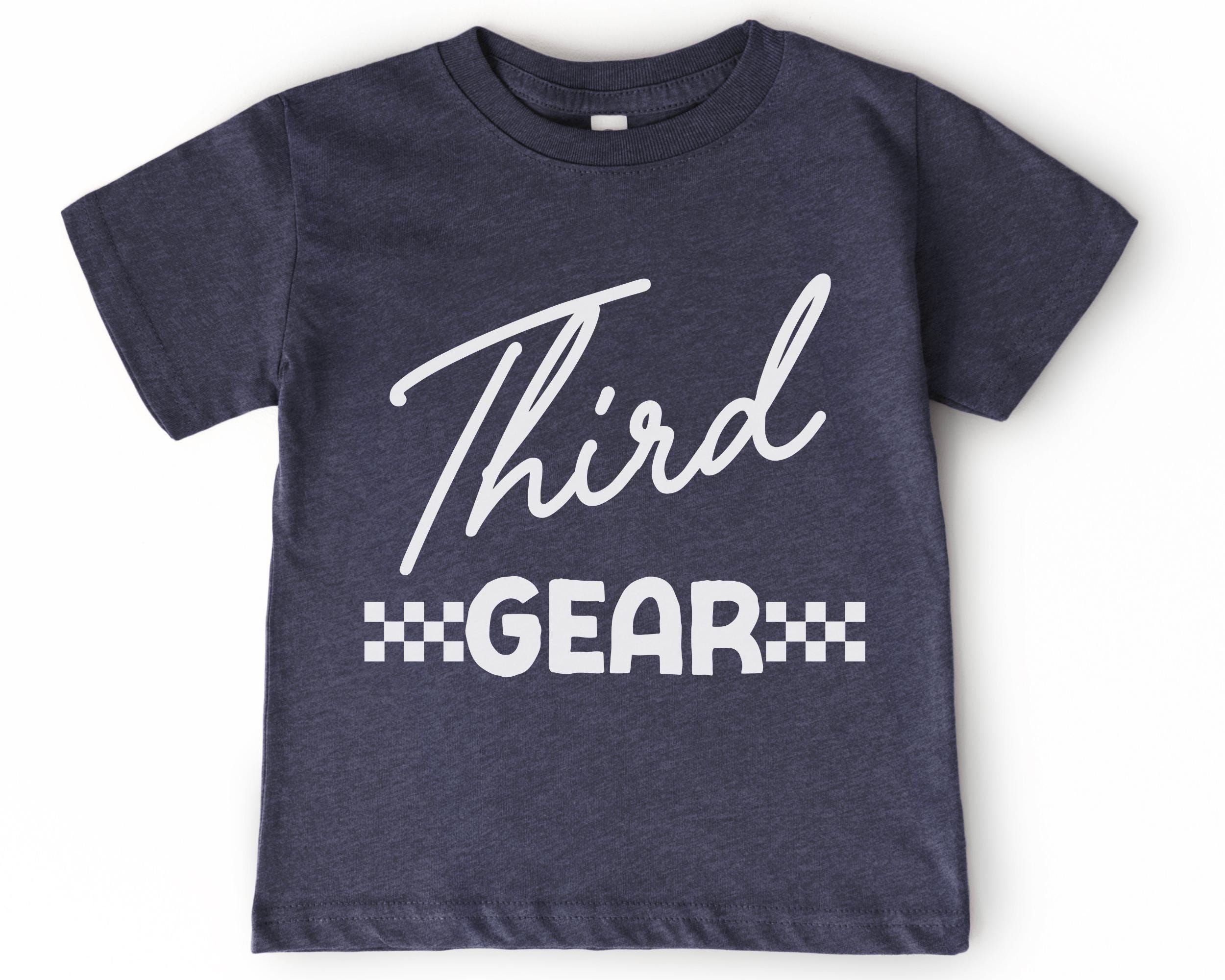 Third Birthday Kid’s Short Sleeve T-shirt | Third Gear Toddler Tee ...