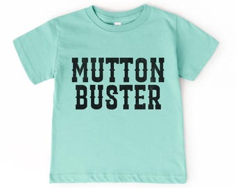 Mutton Buster Kid’s, Infant T-Shirt | Western, Wild West, Rodeo, Mutton Busting, Cowboy Outfit | Gift Boy, Girl | Baby, Toddler, Youth Sizes