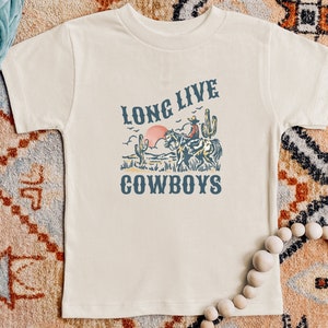 Long Live Cowboys Infant Bodysuit, Kids T-Shirt Wild West, Western Tee My First Rodeo Tee Desert, Horse Baby, Toddler, Youth Gift image 2