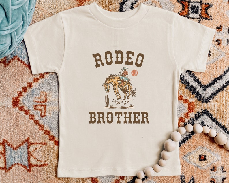 This Aint My First Rodeo, Its My Second Cowboy, Western, Wild West Themed 2nd Birthday Tee Matching Parents, Sibling Shirt Boy, Girl image 5