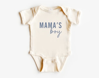 Mama’s Boy Infant Bodysuit, Toddler Tee | Matching Mommy & Son Shirt, Comfort Colors® Sweatshirt | Boy Mama Set | New Mom Baby Shower Gift