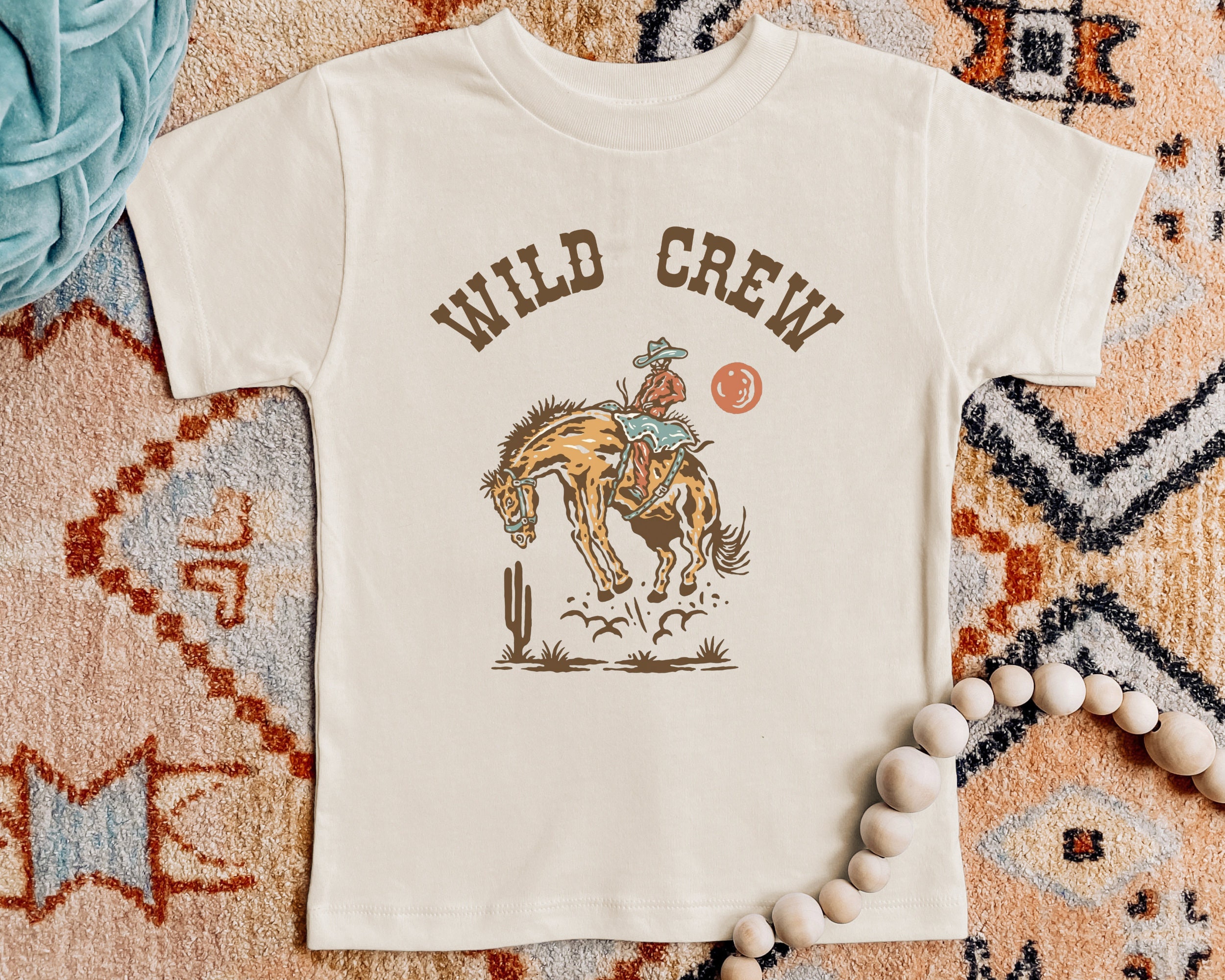 Third Birthday Kid's T-shirt | Young, Wild, and Three