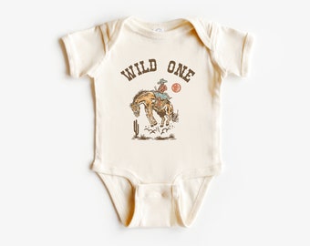 Wild One Infant Tee, Bodysuit | Western, Rode Wild West First Birthday Shirt | Matching Family Shirts | 1st Bday Boy | How the West Was One