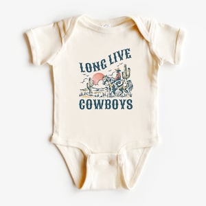 Long Live Cowboys Infant Bodysuit, Kids T-Shirt Wild West, Western Tee My First Rodeo Tee Desert, Horse Baby, Toddler, Youth Gift image 5