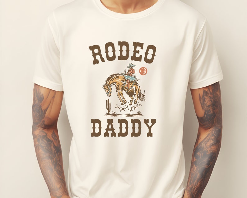 This Aint My First Rodeo, Its My Second Cowboy, Western, Wild West Themed 2nd Birthday Tee Matching Parents, Sibling Shirt Boy, Girl Rodeo Daddy -Natural