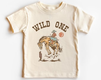 Wild One Infant Tee, Bodysuit | Western, Rode Wild West First Birthday Shirt | Matching Family Shirts | 1st Bday Boy | How the West Was One