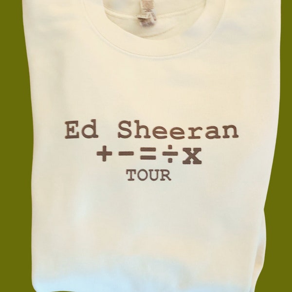 Ed Sheeran Tour Merch Crewneck