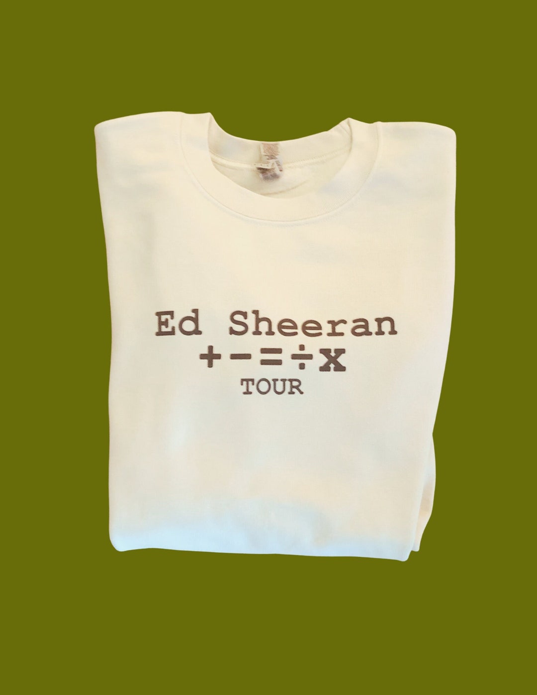 Ed Sheeran Tour Merch Crewneck Etsy