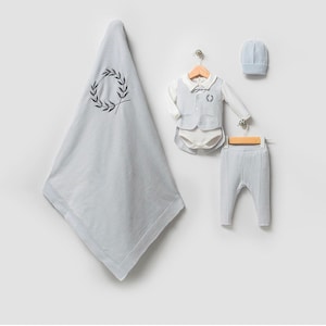 Baby Boy Coming Home Outfit Newborn Boy Coming Home Outfit Organic Baby Clothes Baby Hospital Outfit Knit Baby Clothes