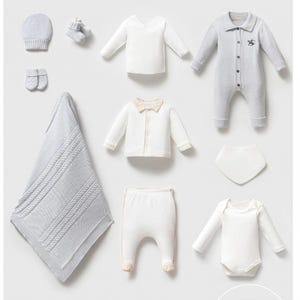 Baby Boy Coming Home Outfit Newborn Boy Coming Home Outfit Organic Baby Clothes Baby Hospital Outfit Knit Baby Clothes