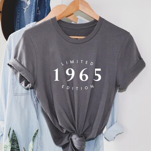 60th Birthday T shirt, Limited edition 60th tee,  Perfect Birthday Gift for her. Perfect Birthday Gift for him,  Birthday shirt.