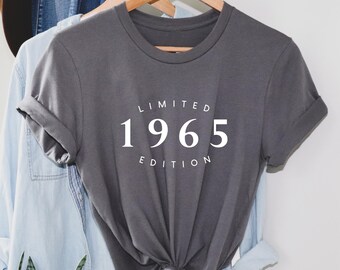 60th Birthday T shirt, Limited edition 60th tee,  Perfect Birthday Gift for her. Perfect Birthday Gift for him,  Birthday shirt.