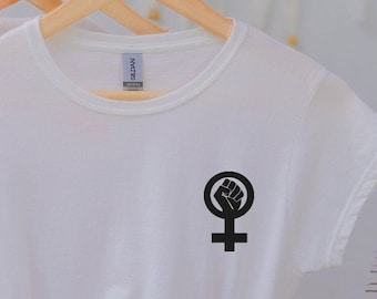 Girl power symbol t shirt, grl pwr symbol tee,  Feminist Shirt, Women Empowerment T-Shirt, Feminism Tee, female fist tee,