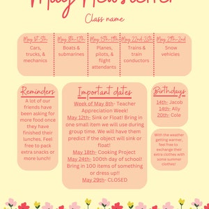 Customizable Newsletter