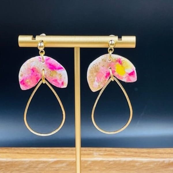 Irma Floral Teardrop Earring