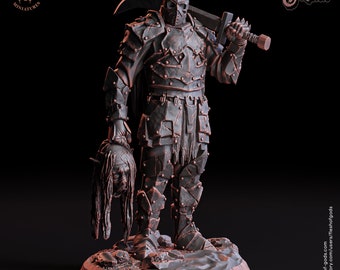 The Lake Knight - Horror Movie Monster Inspired - Dungeons and Terrors Vol 1 - 3D Resin Printed Miniature