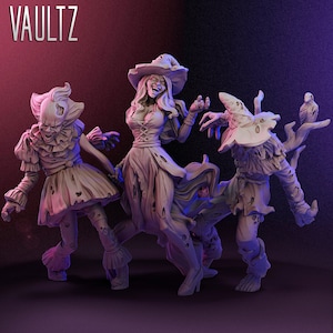 Zombie Bundle One - Zombicide - Vaultz 3D Resin Printed Miniature
