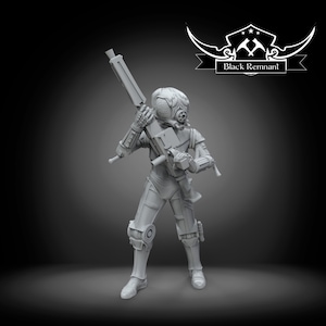 Insectoid Bounty Hunter- 35mm SW Legion - 3D Resin Printed Miniature
