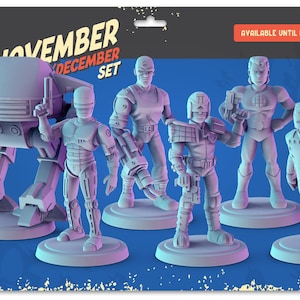 Movie Inspired Popmini Set 1 - 32mm scale miniatures - Popminis