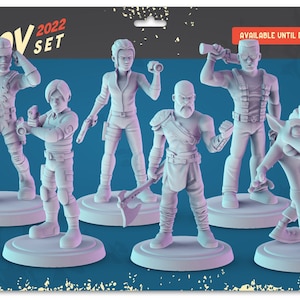 Video Game Inspired Popmini Set 2 - 32mm scale miniatures - Popminis