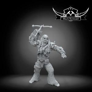 Black Bounty Hunter Furball - 35mm SW Legion - 3D Resin Printed Miniature