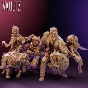 Zombified Mystery Solvers Bundle - Zombicide - Vaultz 3D Resin Printed Miniature