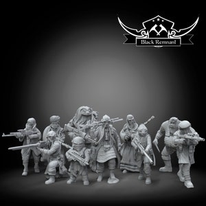 Partisan's Bundle or Singles - 35mm SW Legion - 3D Resin Printed Miniature