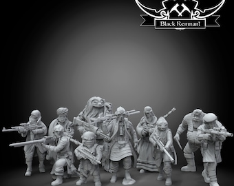 Partisan's Bundle or Singles - 35mm SW Legion - 3D Resin Printed Miniature