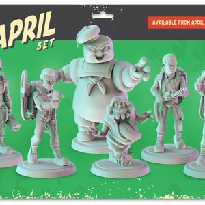 Ghost Movie Inspired Popmini Set - 32mm scale miniatures - Popminis