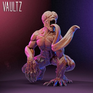 Mutated Zombie - Zombicide - Vaultz - 3D Resin Printed Miniature