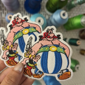 Asterix and Obelix embroidered patch to sew or iron on image 3