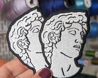 Michelangelo embroidered patch. Sew or iron on.