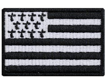 Brittany FRANCE flag embroidered patch. Sew or iron on. Various designs to choose from. Custom design.