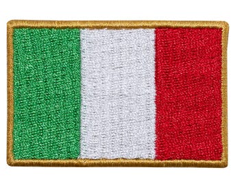 "Mexican Flag" embroidered patch. Sew-on or iron-on. Various designs and sizes.