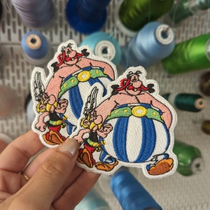 Asterix and Obelix embroidered patch to sew or iron on image 4